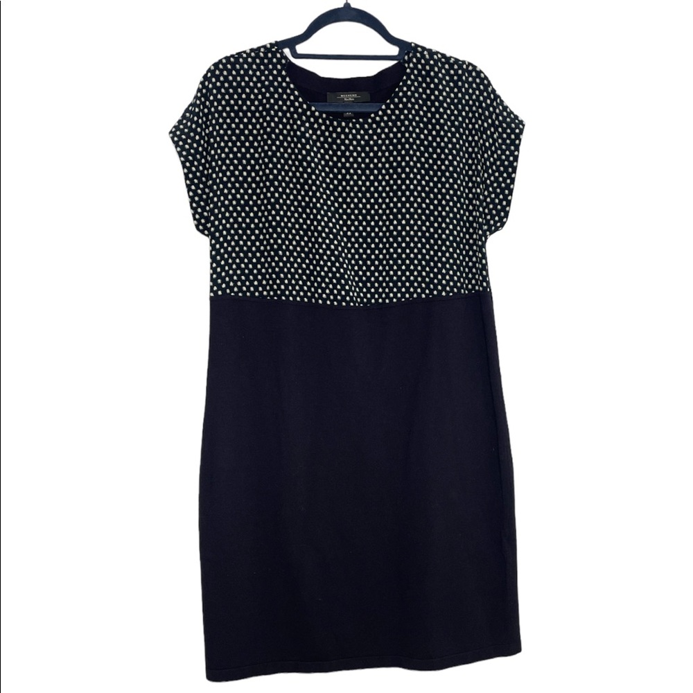 MaxMara Black and White Polka Dot Dress